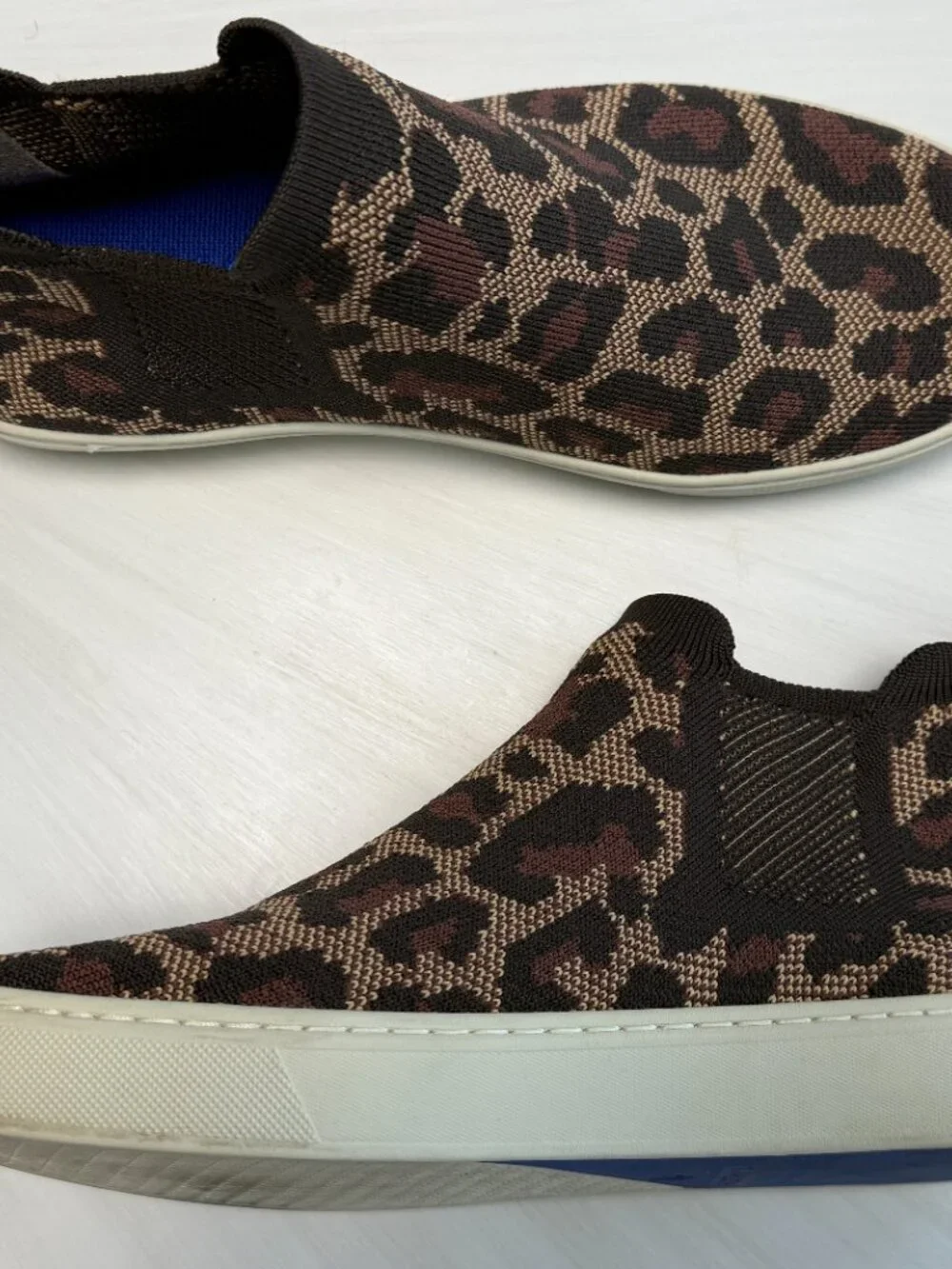Rothy's Chelsea High-Top Wildcat Leopard Sz 8.5
